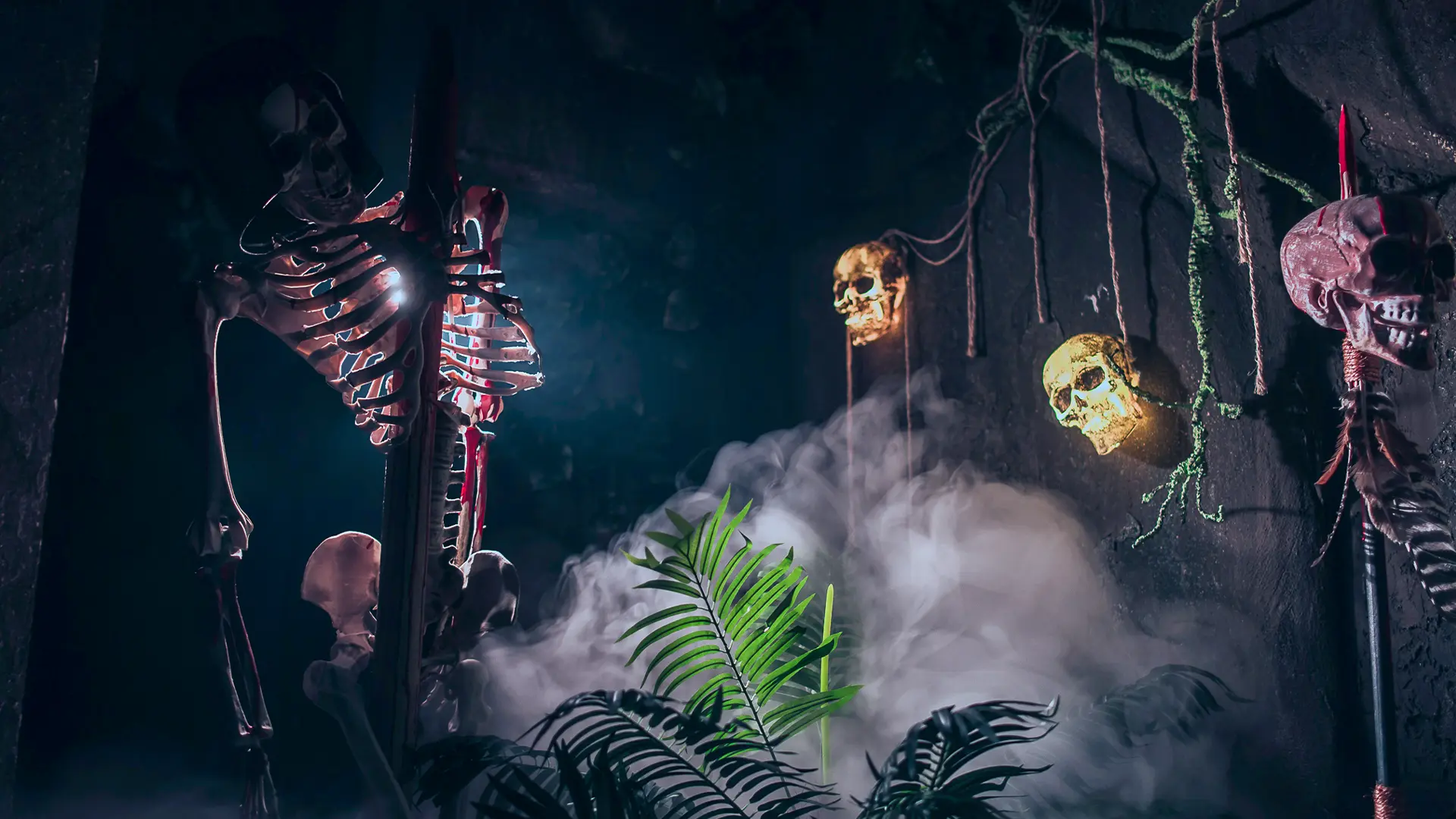 Escape room challenge at Game Over Escape Rooms
